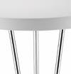 biały, Ø 600 PINACOLADA stool silver, tapicerka: VR-04 Stół użyty PINACOLADA