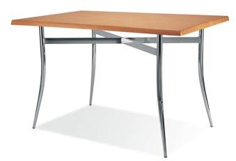 Wysokość stołu dostosowana do standardowych krzeseł kawiarnianych.