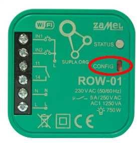 Przy pomocy dowolnego urządzenia (komputer/tablet/smartfon), posiadającego zdolność do łączenia się z sieciami WiFi oraz z zainstalowaną przeglądarką internetową połącz się z siecią WiFi o nazwie