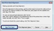 Wyrównywanie głowicy drukującej Strona 79 z 487 (2) Kliknij opcję Wyrównywanie głowic drukujących (Print Head Alignment).
