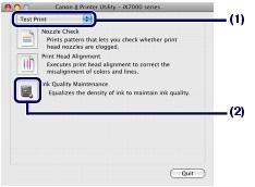 Zapewnianie jakości atramentu Strona 83 z 487 2. Uruchom program Canon IJ Printer Utility. Patrz sekcja Otwieranie programu Canon IJ Printer Utility (komputery Macintosh). 3. Wymieszaj atrament.