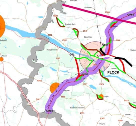 POSTULATY I DYLEMATY Płock Sójki (A1) około 40km Płock