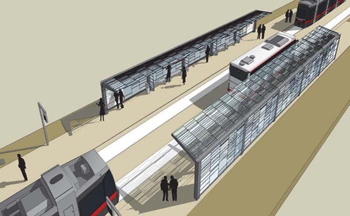 budowę systemu zdalnego sterowania stacjami prostownikowymi, wymianę wyłączników szybkich w stacjach prostowników, przebudowę układów sterowania zwrotnicami tramwajów; 5) budowę parkingu
