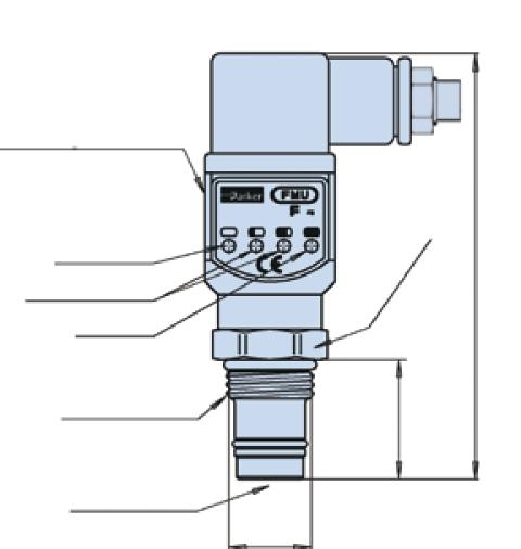 Opcje wskaźników FMU wskaźniki różnicy ciśnienień Δp i ciśnienia FMUT Elektryczne Napięcie Obciążenie nie indukcyjne (A) Obciążenie indukcyjne (A) Obciążenia Obciążenie oporowe Obciążenie lampą
