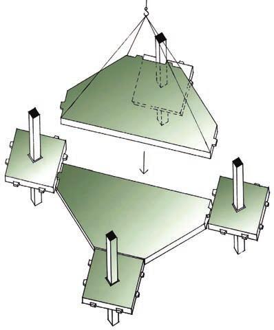5 m allows to offload perimeter columns, gives the opportunity to obtain diverse plastic architectural structures, as well as constructive span of size 3 m.