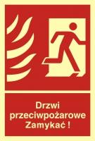 Znak przeciwpożarowy wyłącznik prądu