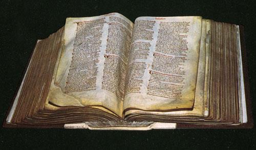 abbey. From about 1600 it was kept in a large iron-clad chest and reinforced with iron straps.