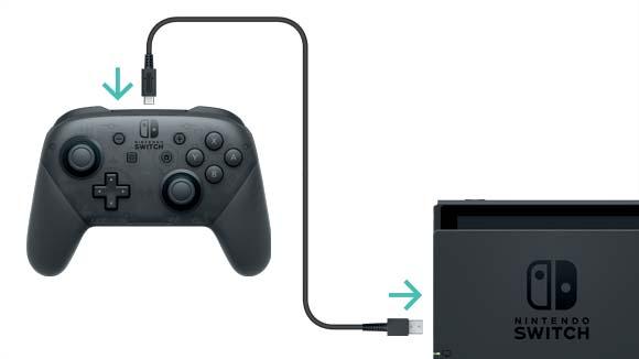 Oprócz kontrolerów Joy-Con możesz grać na Nintendo Switch, używając kontrolera Pro (sprzedawany oddzielnie).
