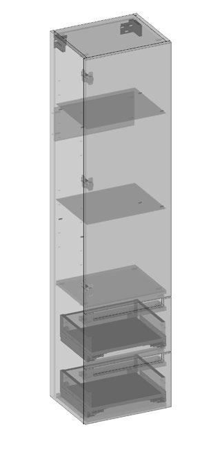 połysk dedykowana umywalkom meblowym Vigour White 50 cm KBN WHITEMSSU50DP [DRZWI