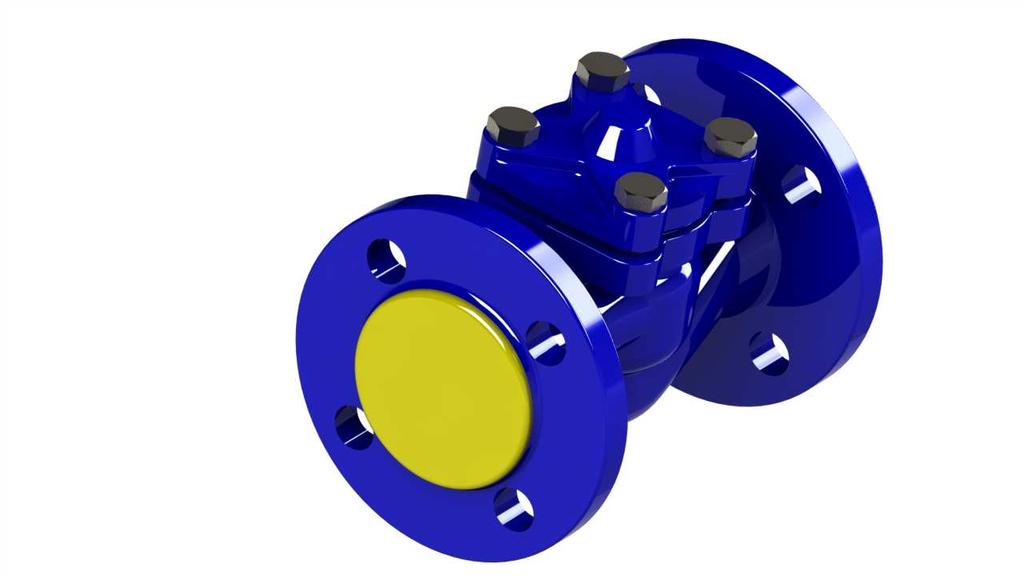 EN-GJS-400-18-LT 16 16 bar 15,5 bar 14,7 bar 13,9 bar 12,8 bar 11,2 bar Zawór zwrotny Fig.