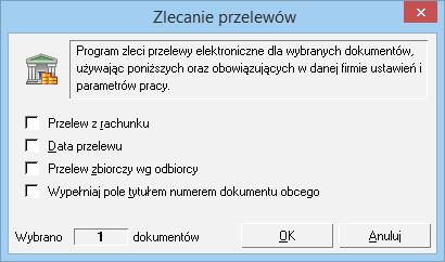 5 Operacje związane z przelewami elektronicznymi. 9.4.6.1.