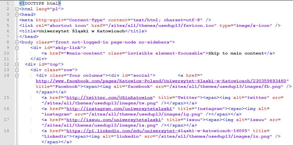 Statyczne strony HTML Web 1.0 w większości statyczne strony internetowe wykorzystujące treści dodawane przez administratora.