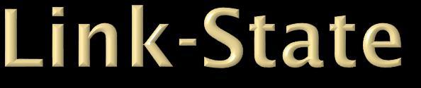 Z s Link-state Q s Link-state Z Y s Routing Table Y s Link-state DST NH DIST Q Y B C Z X 13 13 X s