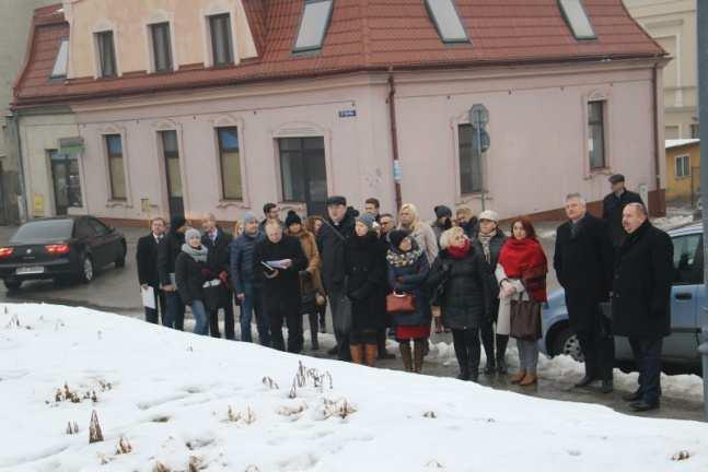 W spacerze, obok Burmistrza Miasta Jarosławia, uczestniczyli eksperci ds. rewitalizacji, zespół prowadzący i wspierający ds.