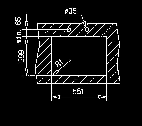 96) - wkład sitowy stalowy - deska szklana - rama LED* - moduł sterujący +