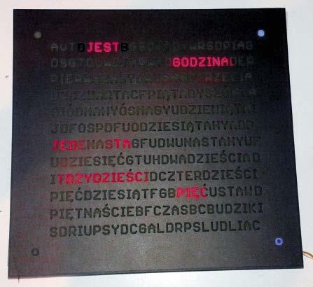 ) Półprzewodniki: D, D: diody Schottky (SMB) LED LED: dioda LED SMD 0 IC, IC: ULN00 (SO-) IC: ATmegaA (TQFP-) IC: PCFT (SO-) IC: 0DT Q, Q: BC (TO-) Inne: G: bateria CR0 z gniazdem S S: przyciski np.