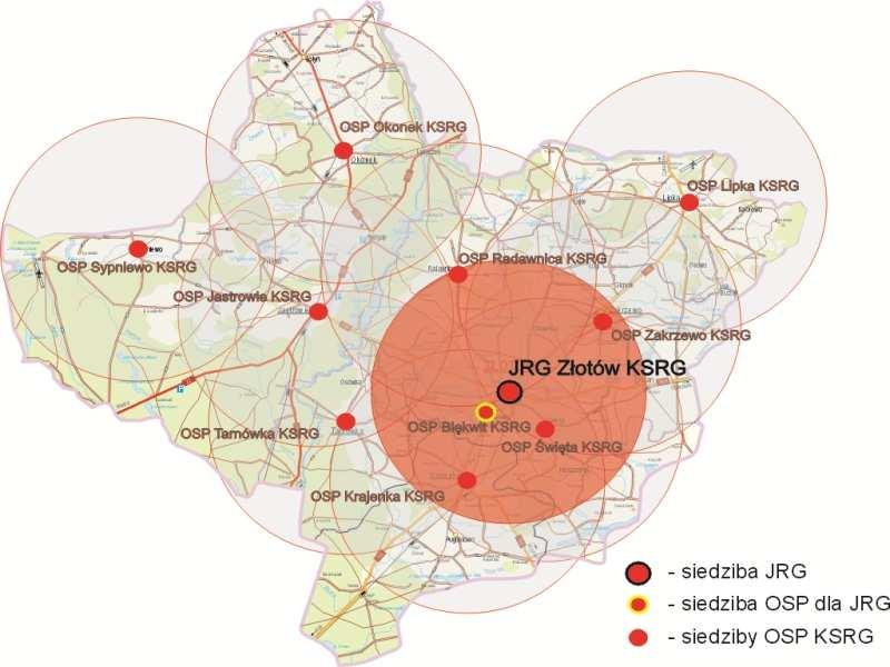 8. Działania ratowniczo - gaśnicze prowadzone przez JRG Złotów Podstawowym zadaniem Jednostki Ratowniczo Gaśniczej jest organizowanie i prowadzenie akcji ratowniczych w czasie walki z pożarami oraz