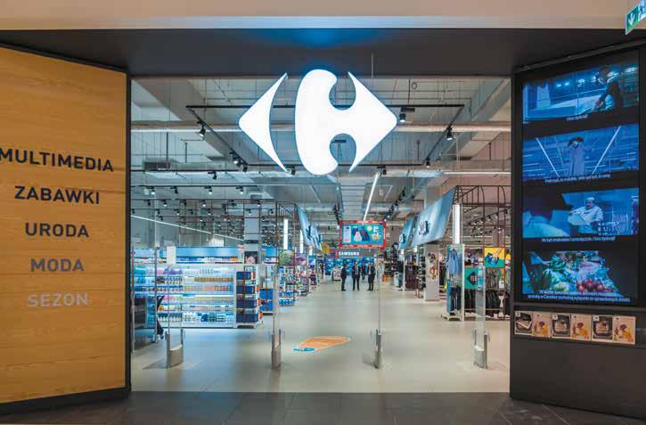 Carrefour 2016 IV. 33 Najnowszy hipermarket Carrefour to przykład realizacji nowej strategii handlowej firmy.