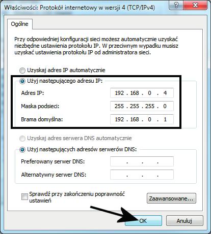 Internet i sieć 5. Domyślne ustawienie karty sieciowej wymusza automatyczne pobranie adresu IP ze specjalnego serwera. Jeżeli Twoja sieć nie dysponuje takim serwerem, w oknie widocznym na rysunku 8.