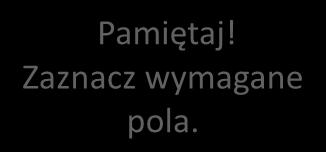 Zaznacz również wymagane pola o zapoznaniu się z Regulaminem portalu oraz o wyrażeniu zgody na przetwarzanie danych, a następnie kliknij