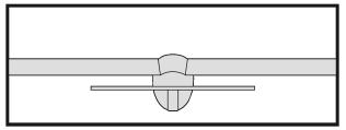 W razie lekkiego odchylenia, należy poluzować śruby na jednostce wspierającej, umieścić cienki pasek z kartonu pomiędzy jednostkę i kadłub, a następnie ponownie poluzować śruby.