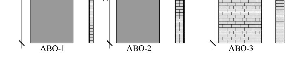 Drugą ścianę (ABO-2, o wymiarach 24x120x264 cm) wzmocniono i zbadano (TSO-5).