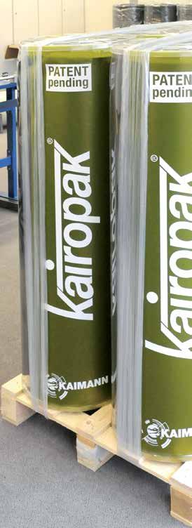 Kairopak: mądra idea Studium, jakie firma Kaimann przeprowadziła w temacie opakowań, magazynowania i logistyki elastomerowych materiałów izolacyjnych wykazało wyraźnie, że stosowane tradycyjnie