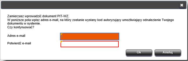 .1. Formularz online na Portalu Podatkowym W tym celu należy: Krok 1 Wybrać przycisk Zapisz i zakończ później, który widoczny jest na dokumencie Krok 2 Po wybraniu opisywanego przycisku zostanie