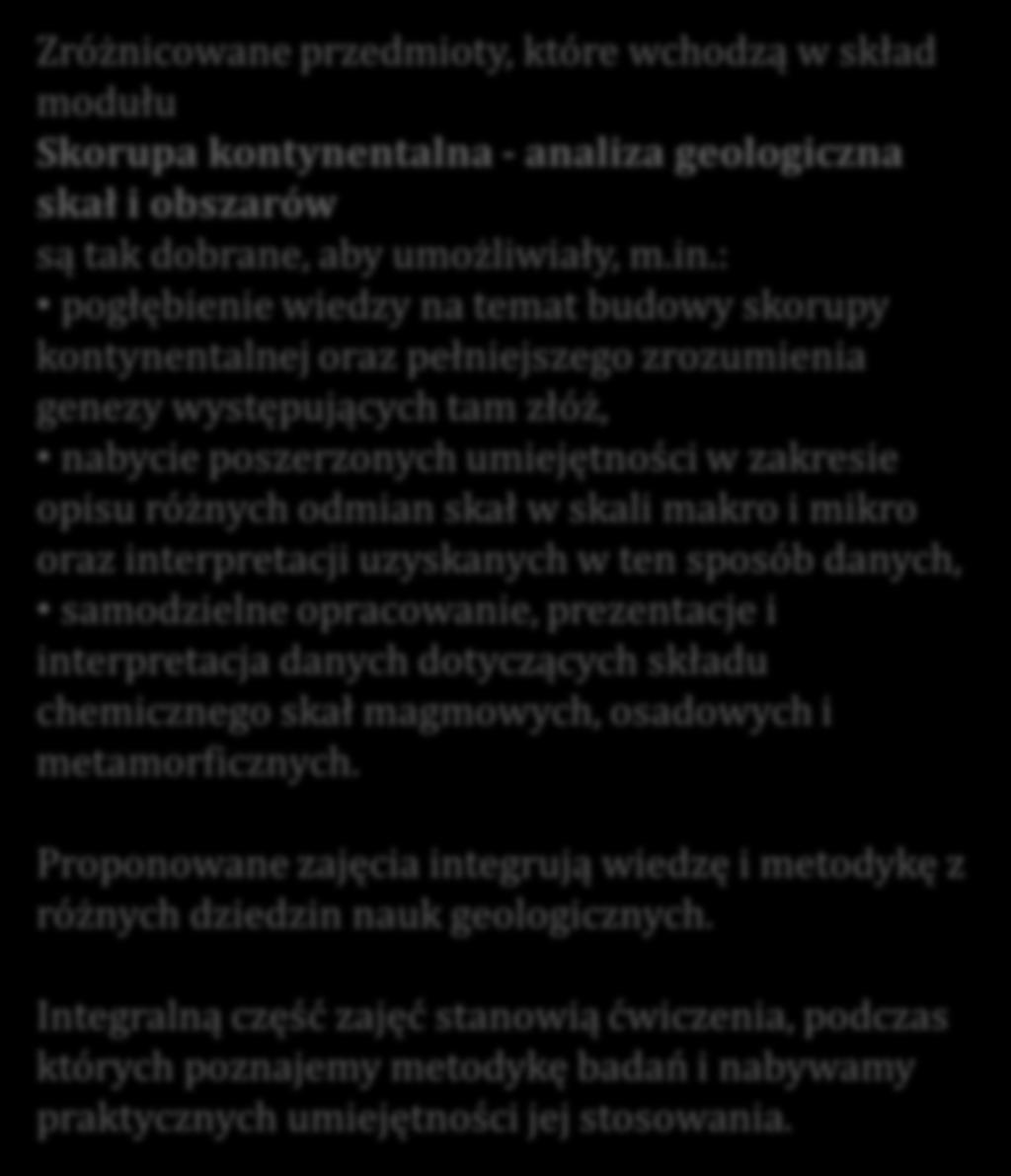 interpretacja danych dotyczących składu chemicznego skał magmowych, osadowych