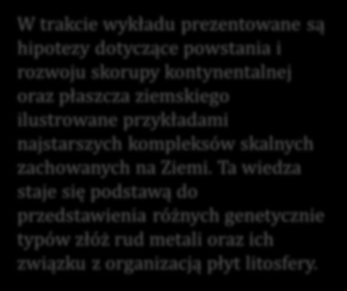 ilustrowane przykładami najstarszych kompleksów skalnych zachowanych na