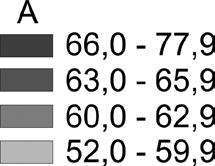 Udział ludności w wieku produkcyjnym w ogólnej liczbie ludności w gminach, w których się uprawia rośliny energetyczne w 2007 i 2008 r.