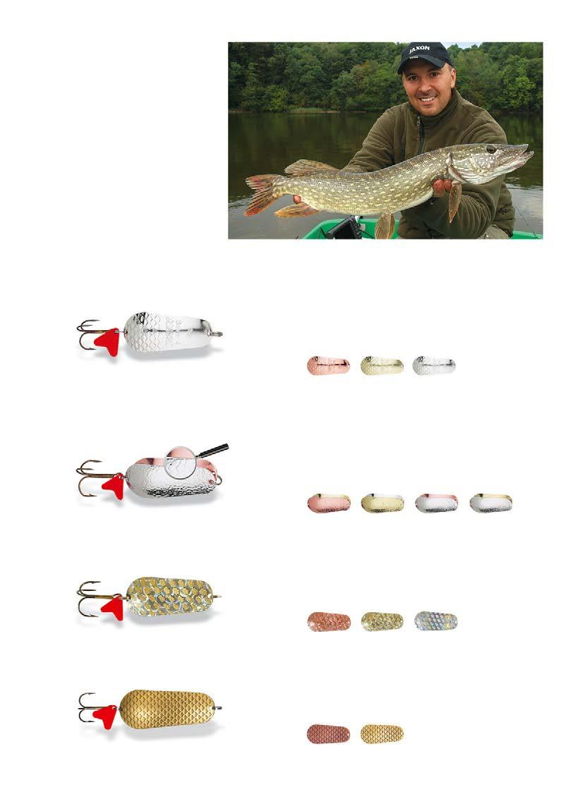 Holo Select Gnom Rodzina błystek oparta na kształcie i akcji tradycyjnego modelu Gnom. Ruchy dobrze prowadzonej błystki Flex przypominają ucieczkę niedużej rybki przed drapieżnikiem.