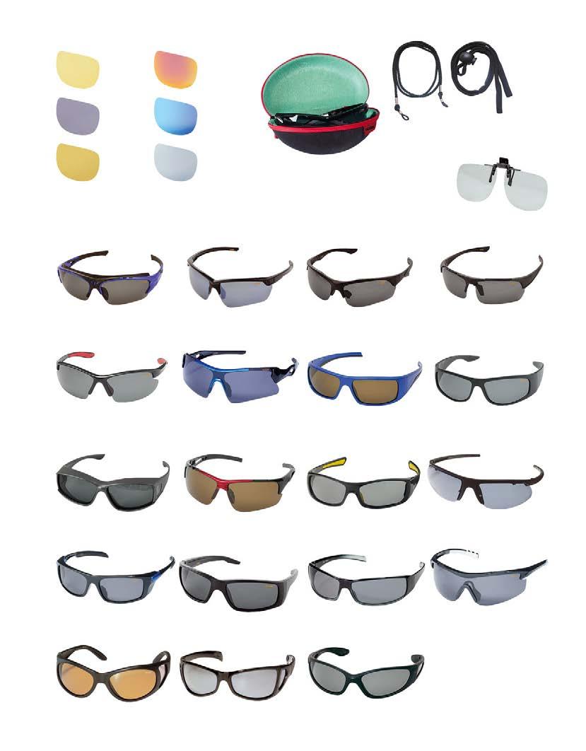 Okulary polaryzacyjne Soczewki WERSJA XM soczewka w kolorze jasnożółtym, bardzo mocno rozjaśniająca, obniżony poziom polaryzacji.