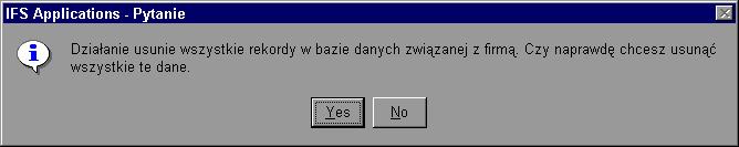 Po zakończeniu operacji kasowania połączeń, system informuje nas wyświetlając następujący komunikat: Rys. 5.15.