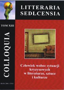 Człowiek wobec sytuacji kryzysowych w literaturze, sztuce i kulturze.