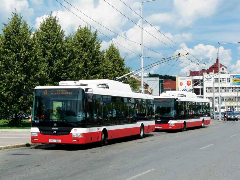 Marcin Połom Produkcja i sprzedaż trolejbusów Škoda w latach 24 214 SOR TNB 12 City/Škoda 3Tr w Bańskiej Bystrzycy (Słowacja). Fot. M.