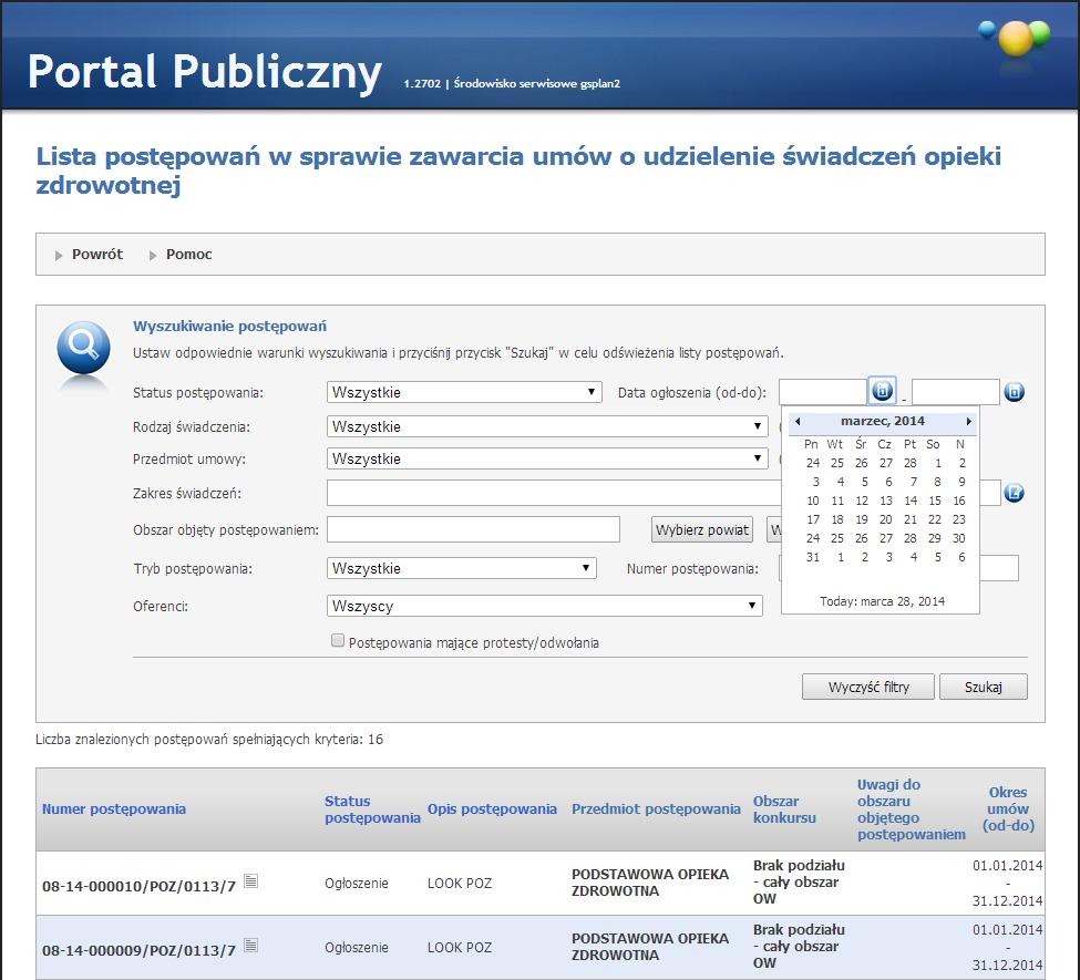 6 Portal Publicz ny kalendarza (patrz rysunek poniżej).