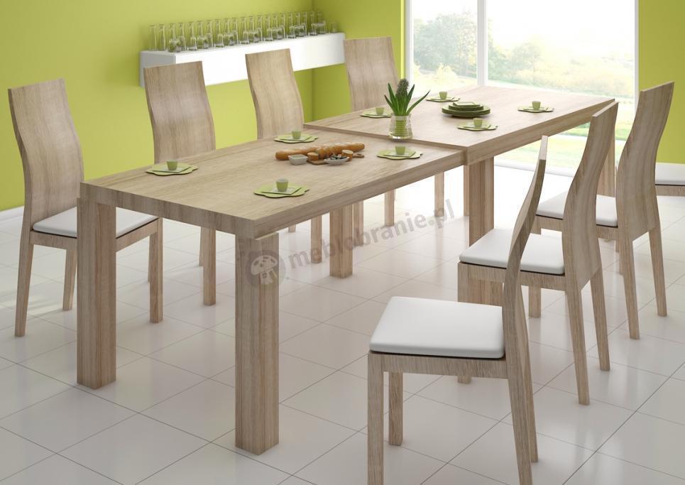 90cm - blat stołu wykonany z materiału nie powodującego odbarwienia po wylanych płynach czy ciepłych przedmiotach postawionych na nim wzór stołu