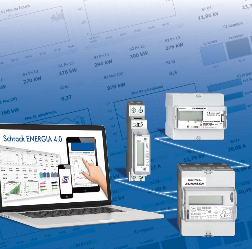 System wsparcia efektywności energetycznej Opis zdalnego systemu odczytu energii, wody, gazu, ciepła Oprogramowanie Schrack ENERGIA 4.0 Efektywność energetyczna WYGODNE ZAKUPY ONLINE!