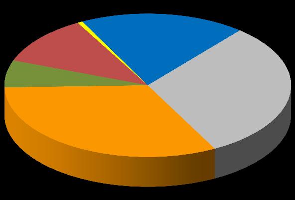 Handel, usługi, przedsiębiorstwa 11,2% Oświetlenie 0,6% Transport 18,67% Użyteczmość publiczna 6,1% Mieszkalnictwo 31,15% Przemysł 32,3% Rysunek 8.