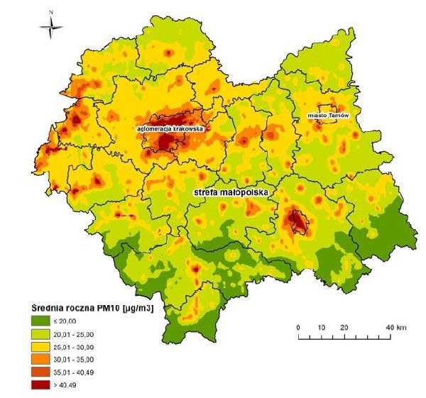 , Wojewódzki Inspektorat Ochrony Środowiska w Krakowie, Kraków 2016, s.