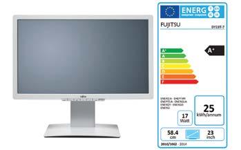 Data Sheet FUJITSU Monitor B23T-7 LED Zaawansowany monitor: panoramiczny ekran o przekątnej 58,4 cm (23-cala) Najlepsze rozwiązania z zakresu ergonomii pracy i oszczędności energii do prac biurowych