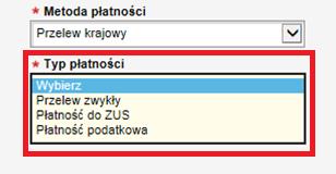 jest skorzystanie z opcji wyszukiwania dla tego pola.