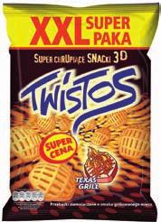 3,29 TWISTOS texas grill fromage 110 g, 2,99 zł / 100 g