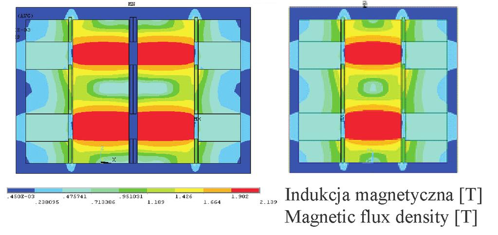 Obtaining of the force of 600 N for the blocked drive, configuration 2, is connected with the large value of the cur- Fig. 16.