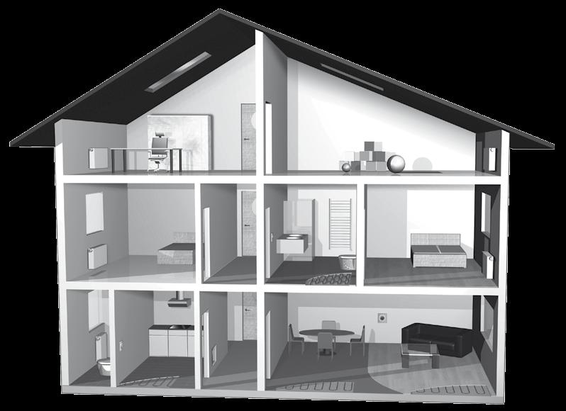 Termostaty grzejnikowe do instalacji c.o. 1 Danfoss Link - bezprzewodowy system regulacji grzejników oraz instalacji ogrzewania podłogowego.