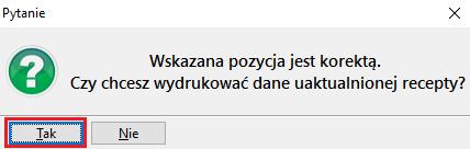 wykonane operacje są zgodne poprzez wybór opcji Nadruk (klawisz N) Rys.12 Rys.