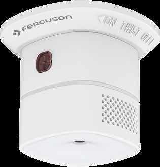 CO Detector FS1CO Stanowi element systemu Ferguson SmartHome. Może być używana samodzielnie.