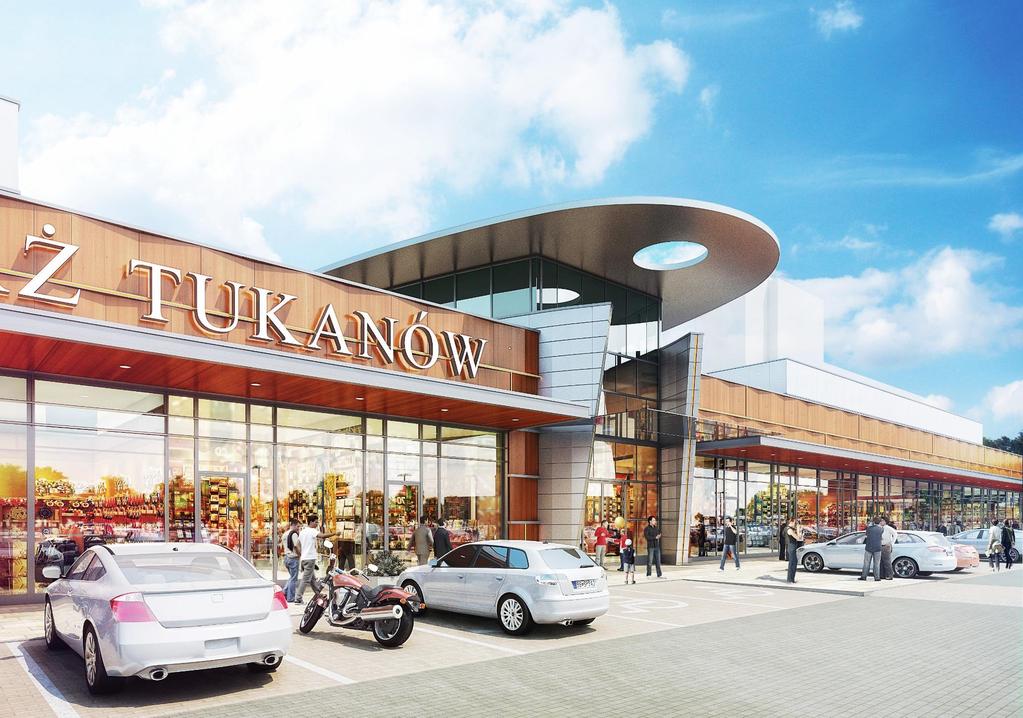 Pasaż Tukanów Piaseczno Opening date: Q4 2016 Ghelamco GLA (sq m): 7,500 Number of units: 30 supermarket, tenants: electronics, services, restaurants Contact: