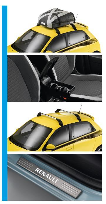 Użyte zdjęcia służą do celów poglądowych i mogą się różnić od rzeczywistego wyglądu produktów. Pełna oferta pakietów akcesoriów dostępna jest u Partnerów Renault. PAKIET HOLIDAY Nr ref.